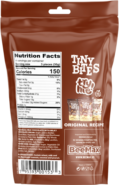 Tiny Bites Milk Chocolate 4.24 Oz. Bag