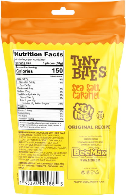 Tiny Bites Sea Salt Caramel 4.24 Oz. Bag