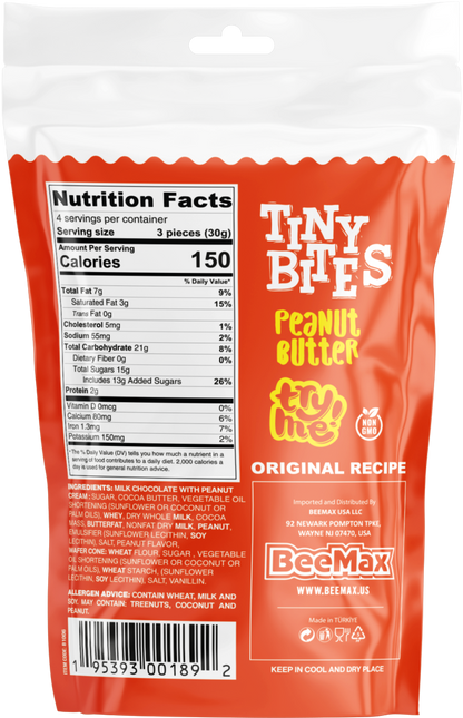 Tiny Bites Peanut Butter 4.24 Oz. Bag